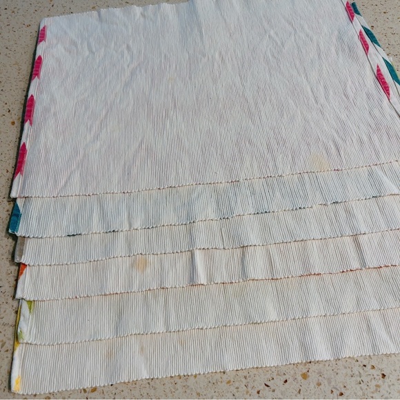 Fabric placemats. Set of 6 - Picture 7 of 9